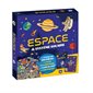 Espace & Système solaire : 1 puzzle de 100 pièces, 1 livre documentaire, 1 livre de jeux, 1 joli poster