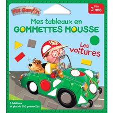 Les voitures : Mes tableaux en gommettes mousse : Petites pousses