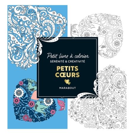 Petits coeurs : Le petit livre de coloriages