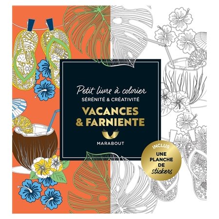 Farniente à la plage : Le petit livre de coloriages