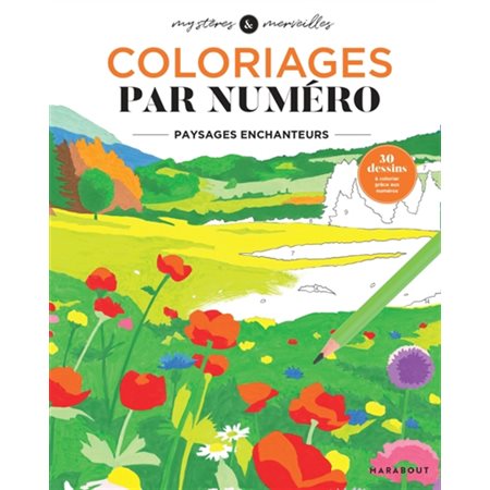 Paysages enchanteurs : Coloriages mystères