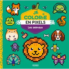 Les animaux : Je colorie en pixels