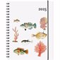 Agenda Garbo Poissons Annuel 2025 : Agendas annuels 2025 : De janvier à décembre 2025 : 1 semaine  /  2 pages