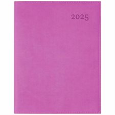 Agenda Ulys Orchidée Annuel 2025 : Agendas annuels 2025 : De janvier à décembre 2025 : 1 semaine  /  2 pages