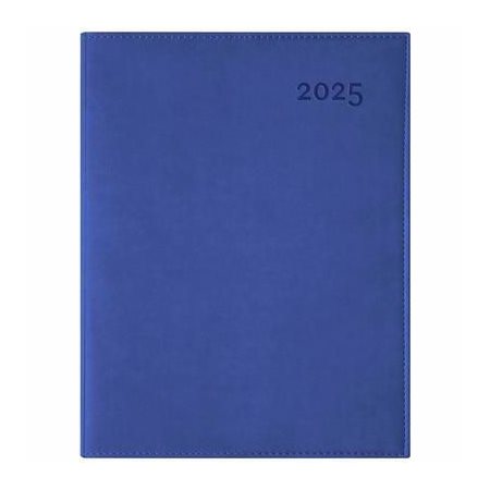 Agenda Ulys Bleu Annuel 2025 : Agendas annuels 2025 : De janvier à décembre 2025 : 1 semaine  /  2 pages