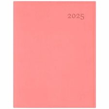 Agenda Ulys Abricot Annuel 2025 : Agendas annuels 2025 : De janvier à décembre 2025 : 1 semaine  /  2 pages