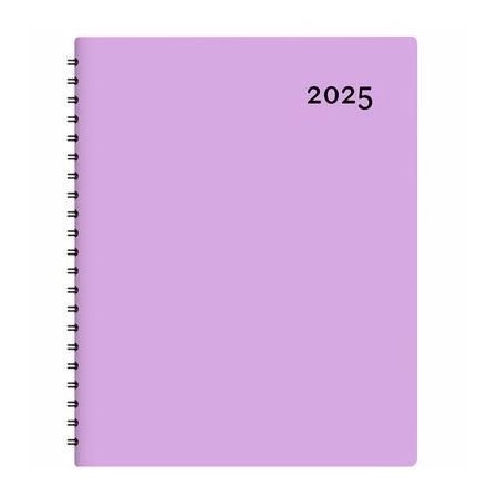 Agenda Maxi Lilac Annuel 2025 : Agendas annuels 2025 : De janvier à décembre 2025 : 1 semaine  /  2 pages