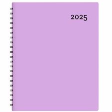 Agenda Maxi Lilac Annuel 2025 : Agendas annuels 2025 : De janvier à décembre 2025 : 1 semaine  /  2 pages