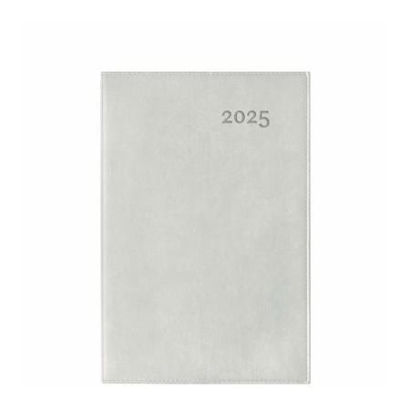 Agenda Gama Gris Annuel 2025 : Agendas annuels 2025 : De janvier à décembre 2025 : 1 semaine  /  2 pages