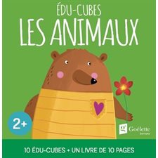 Les animaux : Édu-cubes : 10 édu-cubes + 1 livre de 10 pages : 2+