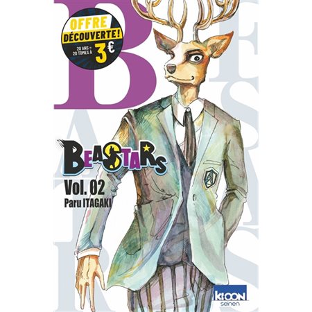 Beastars T.02 : Manga : Édition prix découverte 5.95$ : ADO : SHONEN