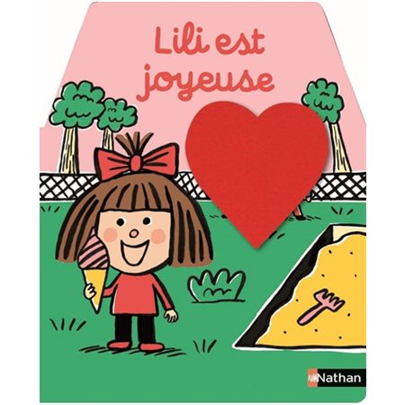 Lili est joyeuse : Les cache-cache feutrine : Livre cartonné