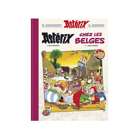 Astérix T.24 : Astérix chez les Belges : Édition luxe 65 ans : Bande dessinée