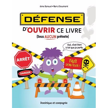 Défense d’ouvrir ce livre : Couverture souple