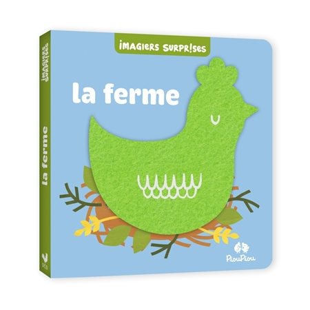 La ferme : PiouPiou : Imagiers surprises : Livre cartonné