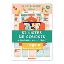 52 listes de courses à aimanter sur le frigo : Le Mémoniak