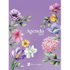 Agenda floral 2025 : De janvier à décembre 2025 : 1 jour  /  1 page