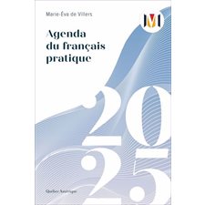 L'Agenda du français pratique 2025 : De janvier à décembre : 1 semaine  /  2 pages