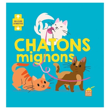 Chatons mignons : Un livre à tirettes : Livre cartonné