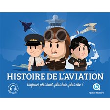 Histoire de l'aviation : Toujours plus haut, plus loin, plus vite ! : Quelle histoire : Histoire jeunesse