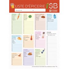 Listes d'épicerie Salut Bonjour : Pour vous simplifier la vie !