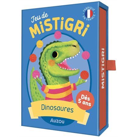 Jeu de mistigri : Dinosaures : Dès 5 ans : 10 minutes; 3 à 4 joueurs; 39 cartes