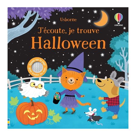 Halloween : J'écoute, je trouve : Livre cartonné