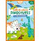 Dinosaures : Colle et colorie : Petites pousses : Dès 3 ans