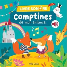 Comptines de mon enfance : Livre sonore : Livre cartonné