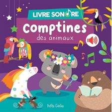 Comptines des animaux : Livre sonore : Livre cartonné