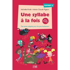 Une syllabe à la fois : Coffret 2 série rouge : Des textes adaptés pour lire plus facilement ! : Série rouge