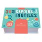 365 savoirs inutiles : Les minimaniaks