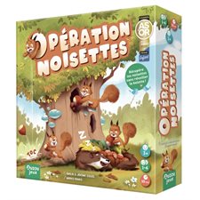 Opération noisettes : Récupère toutes les noisettes, sans réveiller la belette ! : Auzou jeux : 3+ : 1-4 joueurs