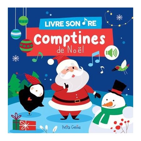 Comptines de Noël : Livre sonore : Livre cartonné