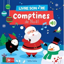 Comptines de Noël : Livre sonore : Livre cartonné