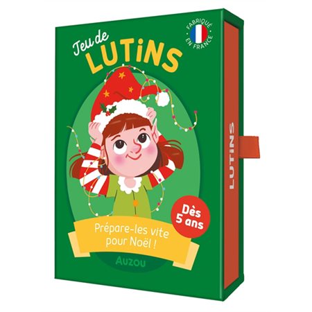 Jeu de lutins ! : Prépare-les vite pour Noël : Dès 5 ans; 2 à 5 joueurs; 5-10 minutes