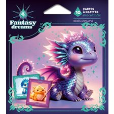 Bébés dragons : 10 cartes à gratter étincelantes