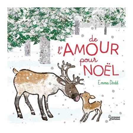 De l'amour pour Noël : Une dorure illumine les illustrations de ce livre : Couverture rigide