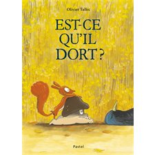 Est-ce qu'il dort ? : Pastel : Couverture rigide