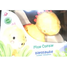 Dinosaure : Livre-doudou : Mon copain de câlins : Livre cartonné