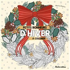 Petits bonheurs d'hiver à colorier