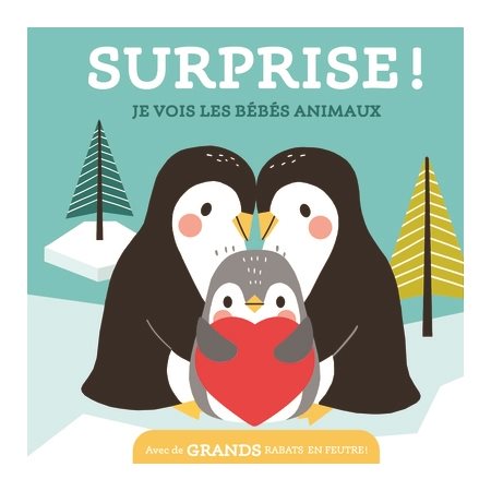 Surprise ! Je te vois : Je vois les bébés animaux : Livre cartonné