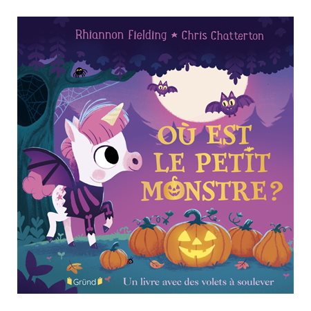 Où est le petit monstre ? : Un livre avec des volets à soulever : Livre cartonné