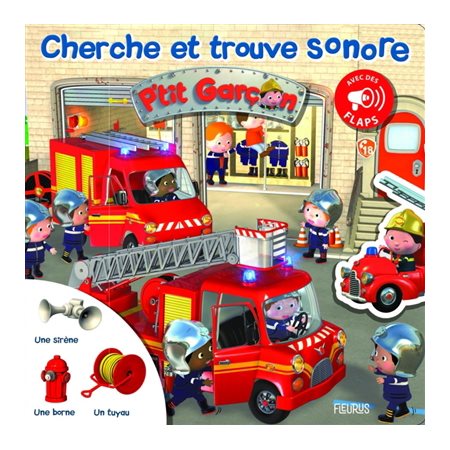 Cherche et trouve sonore P'tit garçon : P'tit garçon. Cherche et trouve : Livre cartonné