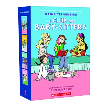 Coffret : Le Club des Baby-Sitters : Comprend les tomes 01-02-03-04 : Bande dessinée