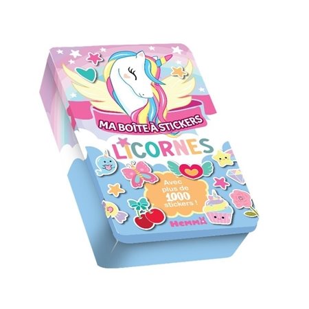 Licornes : Ma boite à stickers : Avec plus de 1000 stickers !