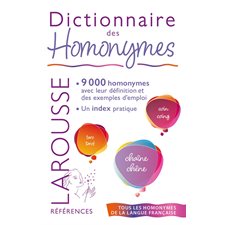 Dictionnaire des homonymes