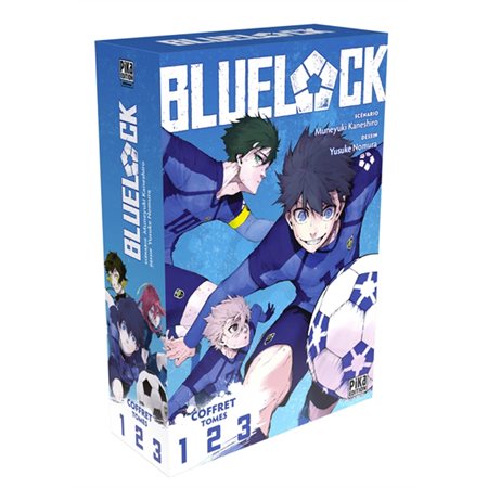 Blue lock : Coffret tomes 1 à 3 : Manga ; ADO : SHONEN