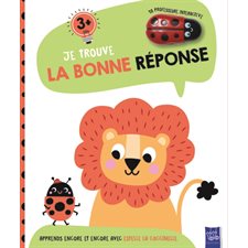 Le lion : Apprends encore et encore avec Estelle la coccinelle : Je trouve la bonne réponse : 3+