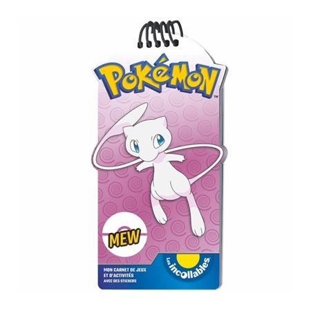 Mew : Pokémon : Mon carnet de jeux et d'activités avec stickers